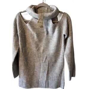 NWT Anthropologie Hem & Thread Crew Chunky Knit Sweater Boho Womens size S